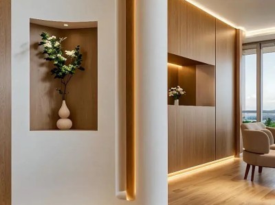 玄关迎宾氛围技巧：智能照明联动，仪式感拉满