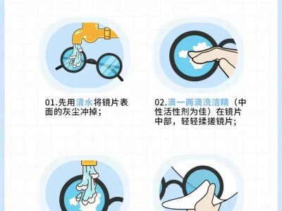眼镜清洁小技巧，清晰无痕不损伤镜片